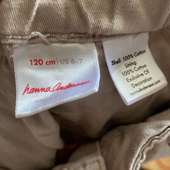 Hanna Andersson embroidered sea shorts, sizes 120 or 6-7 and 140 or 10. - Picture 7 of 7